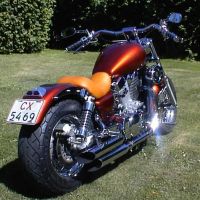 Ráfek zadní Motorrad Burchard pro Kawasaki VN 1500 SE,VN 1500 Vulcan - 6,00x15" - chrom
